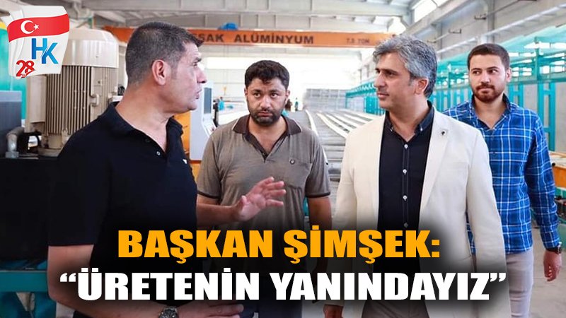 President Şimşek We are on the Side of the Producer